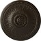 Ekena Millwork Bailey Ceiling Medallion (Fits Canopies up to 4"), Hand-Painted Stone Hearth, 18 1/8"OD x 3/4"P CM19BISHF - alternate 1